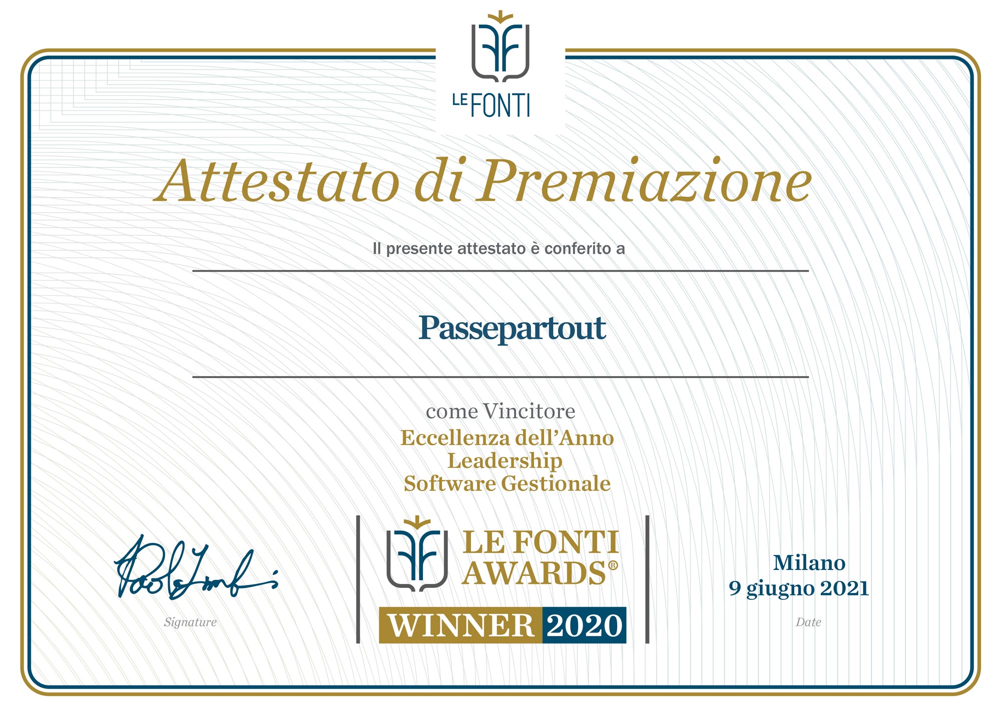 Passepartout - Software gestionali